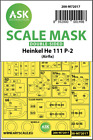 Art Scale Kit 1/72 Heinkel He 111P-2 Double-sided Paint Masking for Airfix