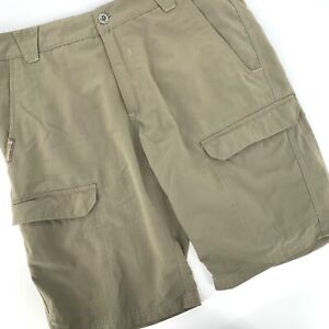 Merrell Mens Opti-Wick Hiking Shorts Khaki UPF 50+ Size 32