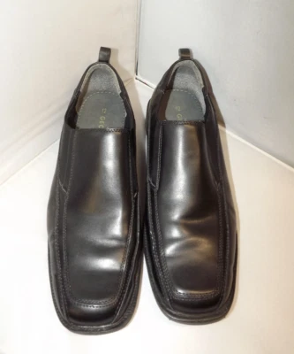 George Men's Slip On Black Loafers Casual Shoes Size 12 EUC - Image 1 of 4