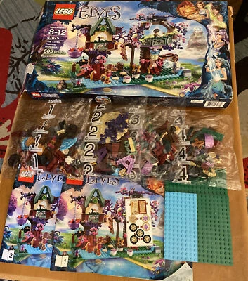 Lego Elves 41075 The Elves' Treetop Hideaway - Open Box - Sealed Bags - Image 1 of 4