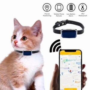 Smart Recharge Pet Locator GPS Location Collar Tracker Anti-lost For Cats Dogs - Picture 1 of 9