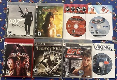 PlayStation 3 System Game Bundle of 8 Games Sony PS3 Combo Lot 007 Quantum MORE - Image 1 of 4