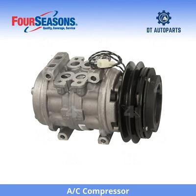 For 1985-1989 Plymouth Colt 1.5L L4 A/C Compressor 4 Seasons 1986 1987 1988 - Image 1 of 4