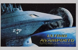 Rare 2004 Italian Galileo 7 Star Trek Ad Promo Card for German Convention - Picture 1 of 2