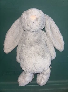 Jellycat London Medium Bashful grau grau Hase Stofftier 12 Zoll Plüschtier. - Bild 1 von 5