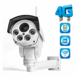 1080P 3G 4G SIM Card Wifi HD Bullet PTZ Camera Wireless 5X Zoom Auto Focus Lens - Picture 1 of 26