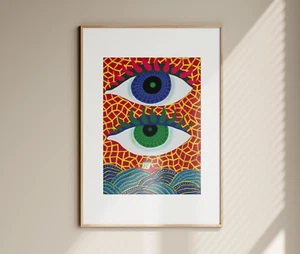 Yayoi Kusama On the Ocean Museum-Quality Abstract Modern Wall Art - Picture 1 of 3