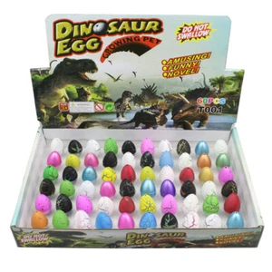 10PCS Water GrowingDino Egg Hatching Colorfinosaur Add Cracks Grow Eggs N ZT