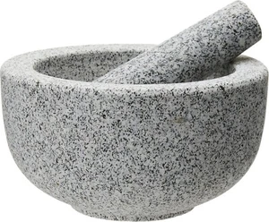 Granite Mortar and Pestle, 20 Cm Grey - Picture 1 of 2