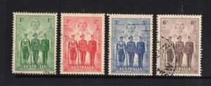 1940 Australia AIF Stamps SG 196/9 Set of 4 Fine Used - Imagen 1 de 1