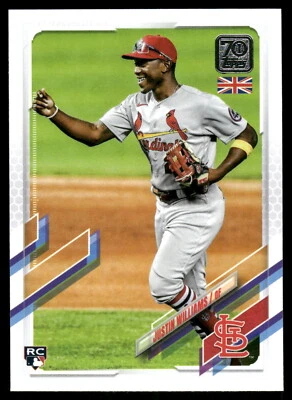 2021 Topps UK Edition #127 Justin Williams Rookie Card RC - Image 1 of 2
