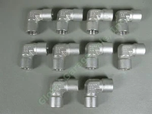 10 Cajun-316 3/8" Innengewinde 90° Grad Edelstahl Winkel Set SS M-76 Fitting NR - Bild 1 von 5