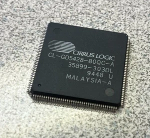 CIRRUS LOGIC CL-GD5428-80QC-A video IC chip, ship today - Picture 1 of 2