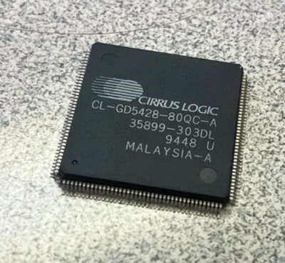CIRRUS LOGIC CL-GD5428-80QC-A video IC chip, ship today - Image 1 of 2