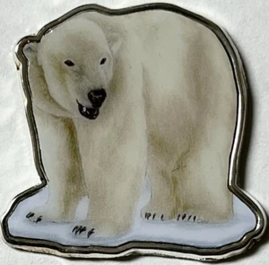 SOMALIA - Polar Bear - ENAMELED One Dollar - 2008 - Non-Circulating Legal Tender - Picture 1 of 2