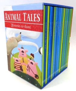 ANIMAL TALES 18 Stories to Share Set of Children's Books Boxed Set by Parragon - Picture 1 of 8