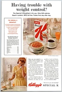 1964 Kellogg's Special K Cereal Woman Telephone Teapot Orange Juice Print Ad - Bild 1 von 1