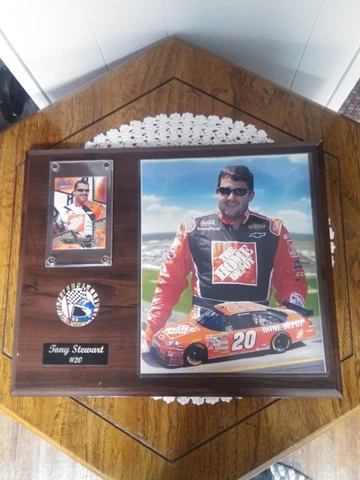 Tony Stewart No 20 Plaque Cover