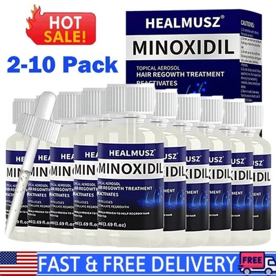 Minoxidil 5% Topical Solution for Men Hair Regrowth, Reactivates Hair Follicles - Image 1 of 4