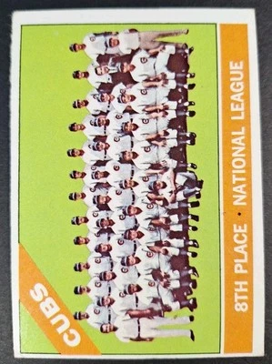 1966 Topps Chicago Cubs # 204 Ex Ernie Banks Ron Santo Frete Combinado - Imagem 1 de 4