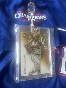 2023 Topps Pristine Reggie Jackson #38 Gold Pristine Pulsar Refractor /50 - Picture 1 of 2