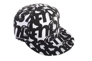 Nomis Big Up Fitted Hat Baseball Cap Size 7 1/2 Black White - Picture 1 of 1