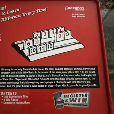 Contenedor de hojalata Rummikub de Pressman 2017 Foto 1 de 4