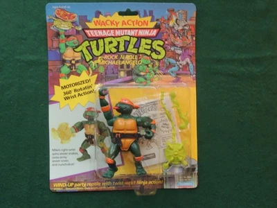 Playmates Teenage Mutant Ninja Turtles Wacky Action Rock N Roll Michaelangelo - Image 1 of 3