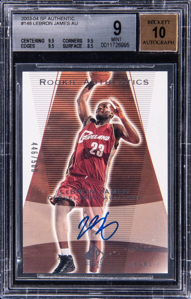 LeBron James Basketball Trading Cards Autographed Sports 2003-04
