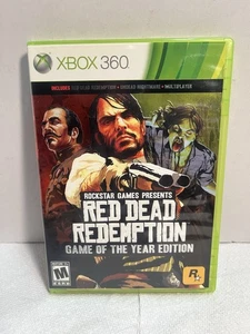 Red Dead Redemption Game of the Year Edition Xbox 360 2011 Complete W/map 2236 - Picture 1 of 8