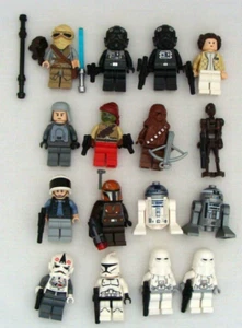 Lego Star Wars Minifigura Mixta Lote De 16 Con Accesorios - Imagen 1 de 5