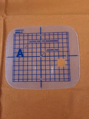 Janome Embroidery Hoop Template ST - Image 1 of 2