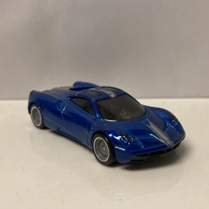 Hot Wheels CUSTOM W/REAL RIDERS Blue Pagani Huayra - Picture 1 of 4