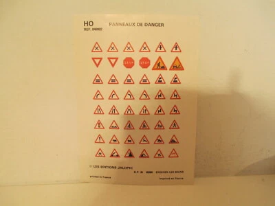 JAC 048002 ORIGINAL DECALS SHEET PLANCHE DECALQUES ORIGINALES HO O LOOK - Photo 1/3