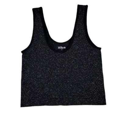 BKE Metallic Brami Crop Top Tank Size Medium/Large Bkessentials Stretch Ribbed - Image 1 of 4
