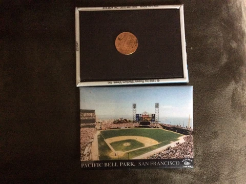 San Francisco giants pacific pac bell park Stadium magnet Cover