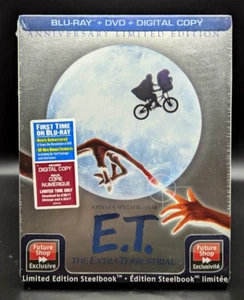 E.T. The Extra-Terrestrial Blu-ray STEELBOOK ANNIVERSARY EDITION [BRAND NEW] - Bild 1 von 2