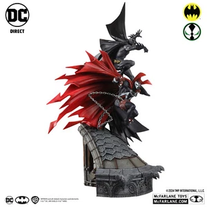 Mcfarlane Batman & Spawn Collector’s Club Resin Statue DC Direct 2024 Sealed - Picture 1 of 12