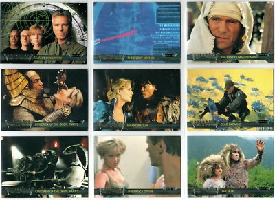 STARGATE SG-1 2001 RA PREMIERE EDITION RITTENHOUSE BASE TRADING CARD SET (72) - Image 1 of 2