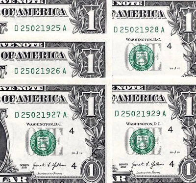 25 February 1925 to 1929 BIRTHDAY Note $1 One Dollar Bill 19.99 / Each - Image 1 of 4