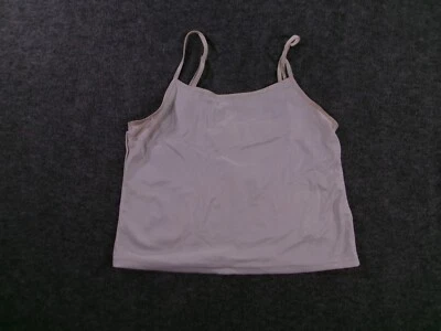 Camisola Maidenform Mujer Mediana Crema Ajustable Correas de Espagueti LEER Foto 1 de 4