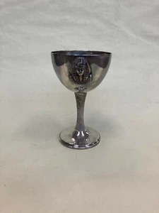 KING TUT METAL CUP CHALICE RARE ANTIQUE COLLECTABLE MINT PERFECT - Picture 1 of 4