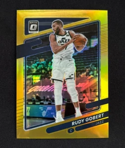 2021-22 Panini NBA Donruss OPTIC Rudy Gobert GOLD PRIZM /10 #3 Jazz Timberwolves - Picture 1 of 2