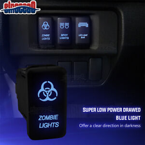 Zombie Lights Push Switch Blue Connector Wire fit Toyota Tacoma Hilux Fj Cruiser