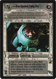 Gray Squadron Y-Wing Pilot (Death Star II) | Decipher Star Wars CCG | NM/LP - Picture 1 of 1