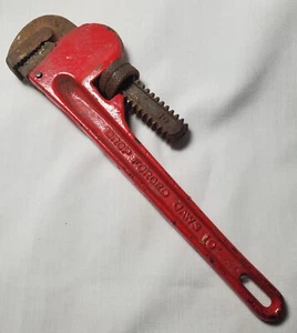 Llave de tubo forjada de 10" de colección resistente hecha en Taiwán herramienta de mano de plomería - Imagen 1 de 13