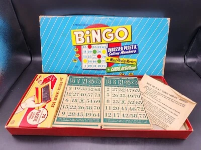 Vintage, Gold Medal Bingo, Board Game, Transpgram Inc, New York USA - Image 1 of 4