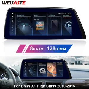 Android Car GPS Blade Screen 12.3'' Wifi 8G+128G For BMW X1 High Class 2010-2015 - Picture 1 of 12