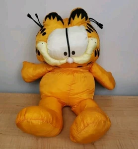 Garfield Plush Creations Vintage 1978 1981 Grande Naranja Nylon Gato 24 pulgadas - Imagen 1 de 11