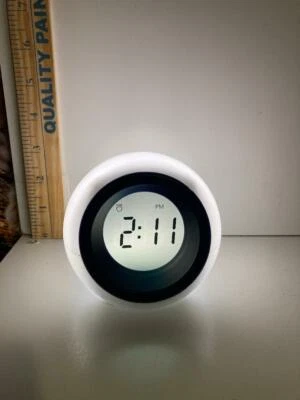 RELOJ DESPERTADOR VIVITAR SIMULACIÓN LUZ AMANECER 4" NUEVO EN CAJA con LUZ Foto 1 de 4